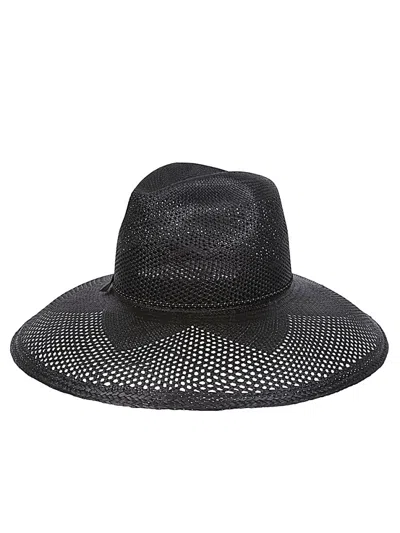 Borsalino Black Sophie Panama Hat