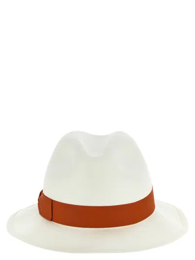 Borsalino Bo333354bm Fedora In White