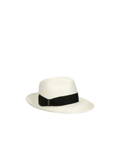 Borsalino Bow-detail Sun Hat