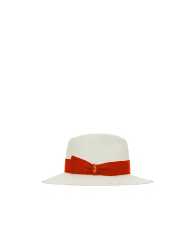 Borsalino Bow-detail Sun Hat