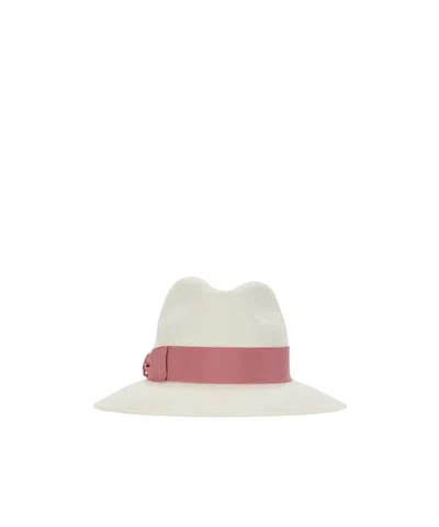 Borsalino Bow-detail Sun Hat