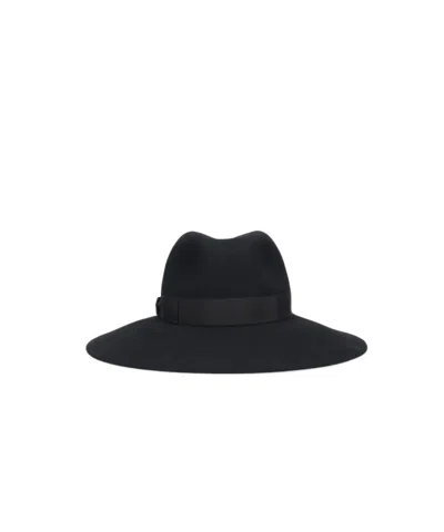 BORSALINO LOGO-RIBBON FEDORA