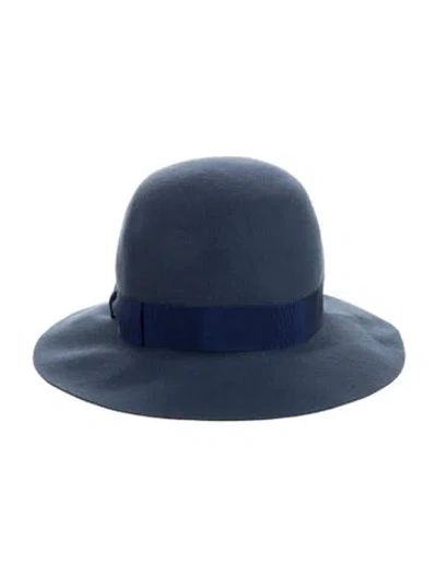 Pre-owned Borsalino Bowler Hat In Blue