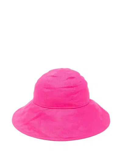 Borsalino Brim Hat In Pink