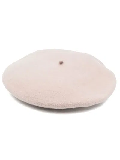 Borsalino Brushed-finish Wool Beret In Beige