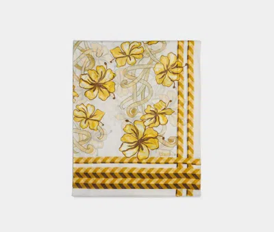 Borsalino Caftano With Flower Motif