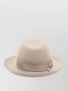 Borsalino Cashmere And Wool Hat With Ribbon Detail