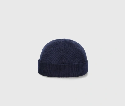 Borsalino Cirillo Corduroy Cap In Dark Blue