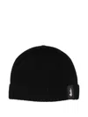 Borsalino Cashmere Ribbed Beanie Turn-up Brim