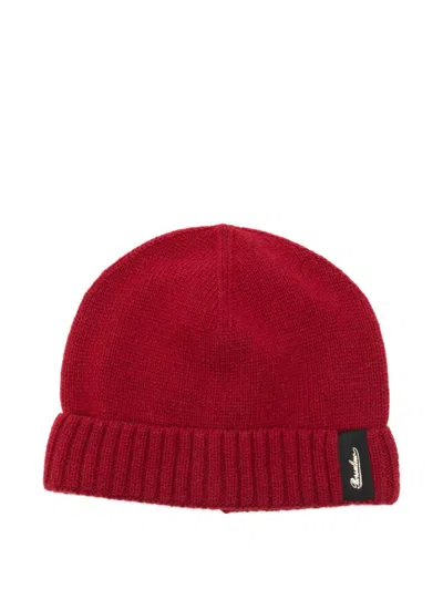 Borsalino City Cashmere Beanie In Burgundy