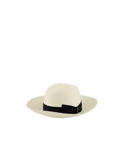 Borsalino Claudette Grosgrain-ribbon-detail Hat In Brown