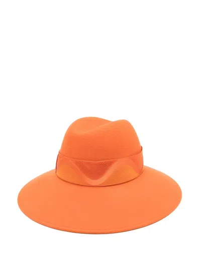 Borsalino Claudette Hat In Orange