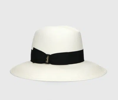 BORSALINO CLAUDETTE PANAMA FINE WIDE BRIM