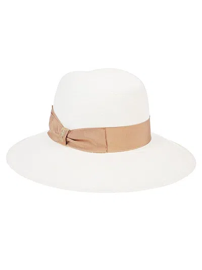 Borsalino Claudette Panama Hat In Beige