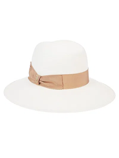 Borsalino Giulietta Straw Hat In White