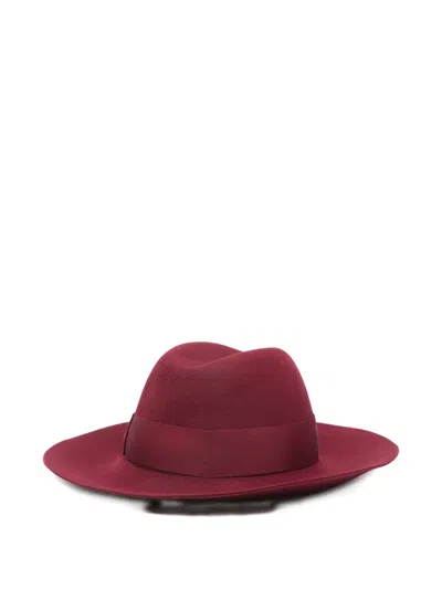 Borsalino Claudette Ribbon-detail Hat In Brown