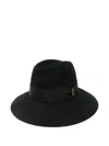 Borsalino Ribbon-detail Felt Hat In Black