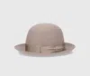 Borsalino Claudio Alessandria Felt Rollable In Sand, Tone On Tone Hatband
