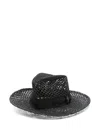Borsalino Clint Panama Hat In Black