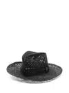 Borsalino Clint Panama Hat In Black