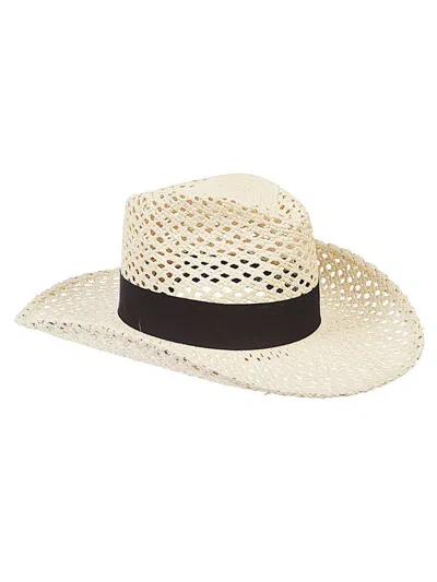 Borsalino Clint Panama Hat In Beige