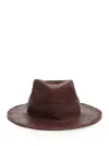 Borsalino Clochard-panama Crochet/t.media/medium Brim Hats Brown