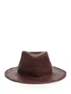 Borsalino Clochard-panama Crochet/t.media/medium Brim Hats Brown