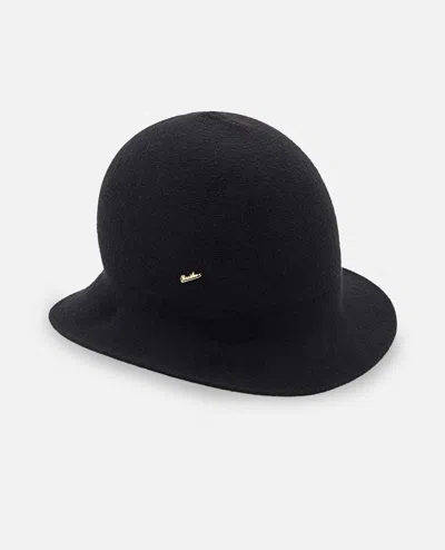 Borsalino Cloche Hat In Black