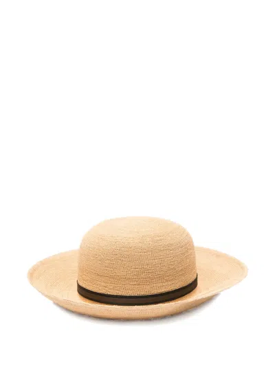 Borsalino Colombia Rafia Hat In Brown