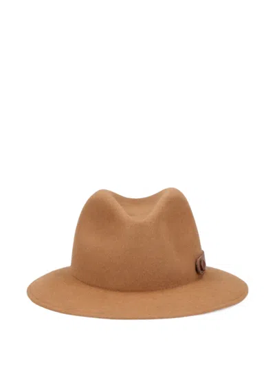 Borsalino Country Alessandria Roll Hat In Brown
