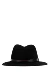 BORSALINO BLACK VELOUR HAT