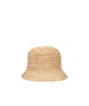 Borsalino Crocheted Hat In Nude