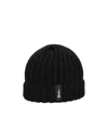 Borsalino Cuffed Knitted Hat In Black
