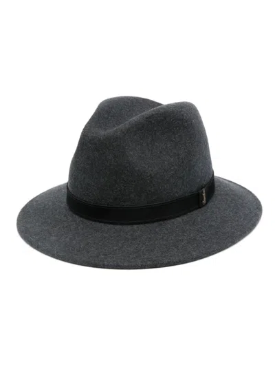 Borsalino Dario Fedora In Grey