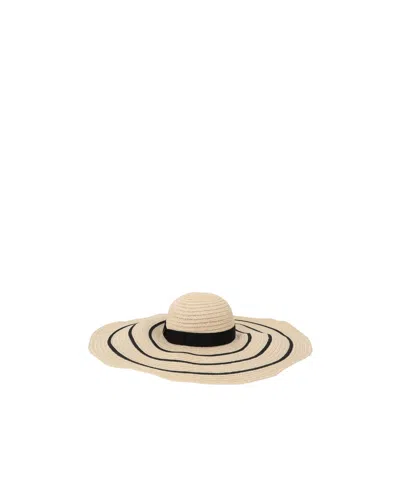 Borsalino Dropped Wide-brim Sun Hat In Nude