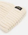 Borsalino Ribbed Cashmere Beanie With Folded Cuff In Neutral