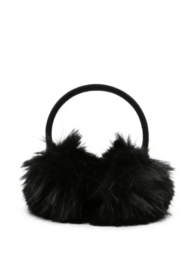 Borsalino Faux-fur Earmuffs In Black
