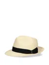 Borsalino Amedeo Panama Quito Fedora Hat In Blue