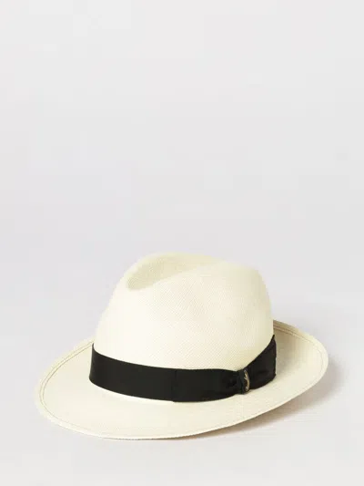 Borsalino Federico Panama Hat In Cashmere In Neutral