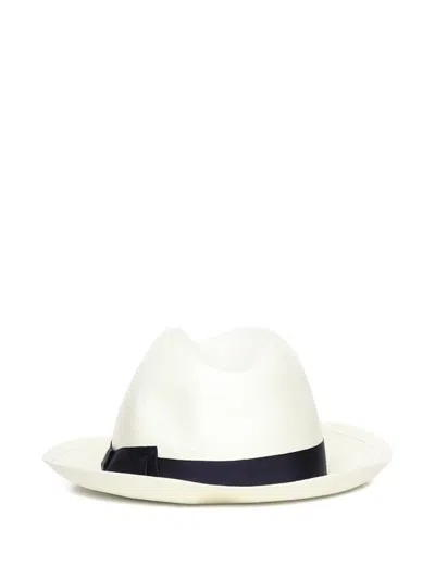 Borsalino Federico Panama Hat In White