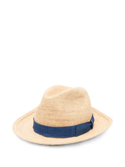 Borsalino Federico Straw Hat In Neutral