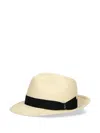 Borsalino Amedeo Panama Quito Fedora Hat In Weiss