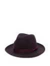 Borsalino Federico Wool And Cashmere Hat In Red