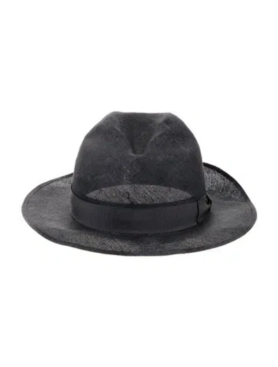 Pre-owned Borsalino Fedora In Blue