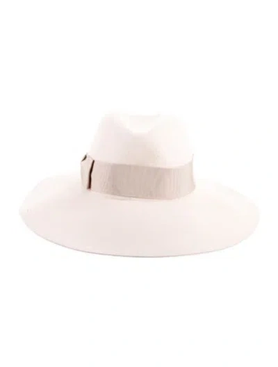 Pre-owned Borsalino Fedora Bucket Hat In Pink