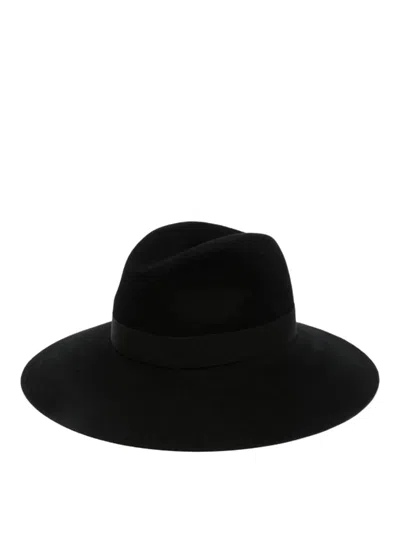 Borsalino Fedora Hat In Black