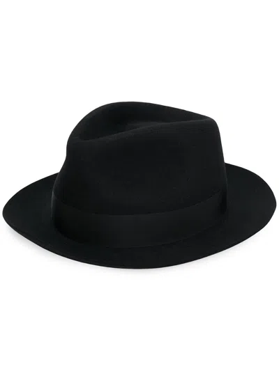 Borsalino Fedora Hat In Black