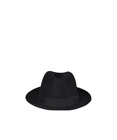 Borsalino Felt Fedora In Black