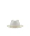 Borsalino Fine-woven Panama Hat In White