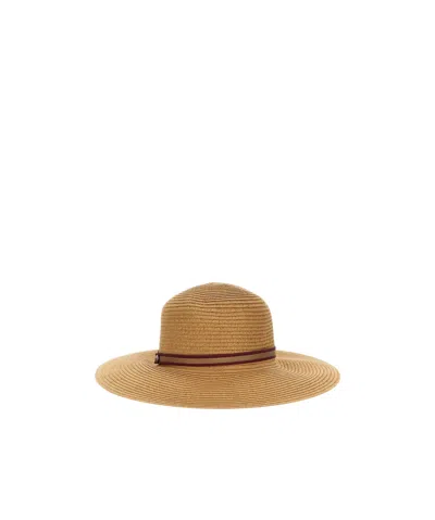 BORSALINO BORSALINO WIDE-BRIM HAT WITH RIBBON DETAIL
